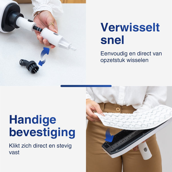 Samako Royal Elite Stoomreiniger - Handstomer - Vlekkenreiniger - Diepte reiniging voor vloer, bank, badkamer en tapijt - Tapijtreiniger