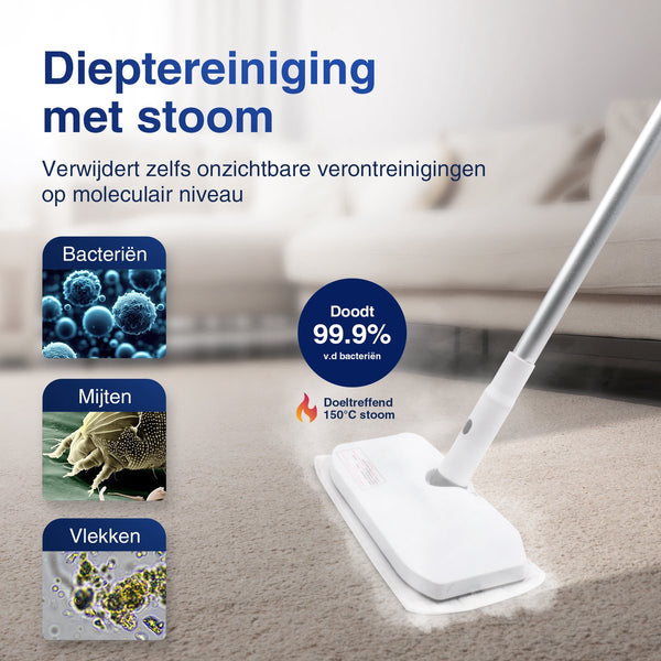 Samako Royal Elite Stoomreiniger - Handstomer - Vlekkenreiniger - Diepte reiniging voor vloer, bank, badkamer en tapijt - Tapijtreiniger