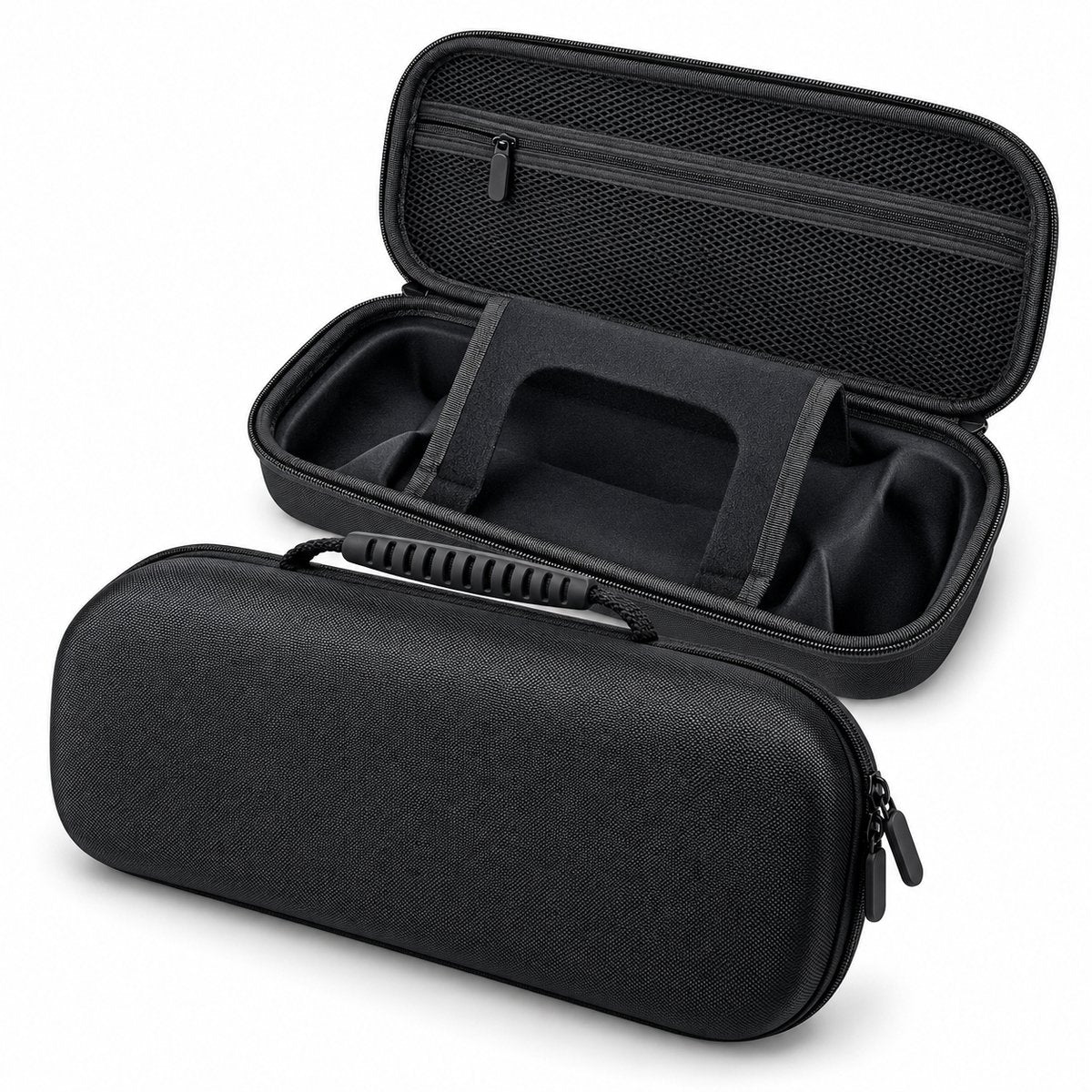 Beschermhoes Geschikt voor PS5 - PlayStation 5 – Hardcase Opbergtas – EVA Beschermcase met Accessoirevak – Draagtas voor Console & Kabels – Zwart