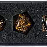 Dungeons and Dragons Dobbelsteen set Metaal met Bladeren