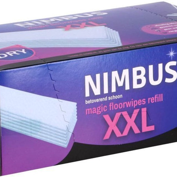 NIMBUS Magic Floorwipes Refill XXL (20x) - Droge Vloerdoekjes 46cm x 27cm - Geschikt voor Swiffer