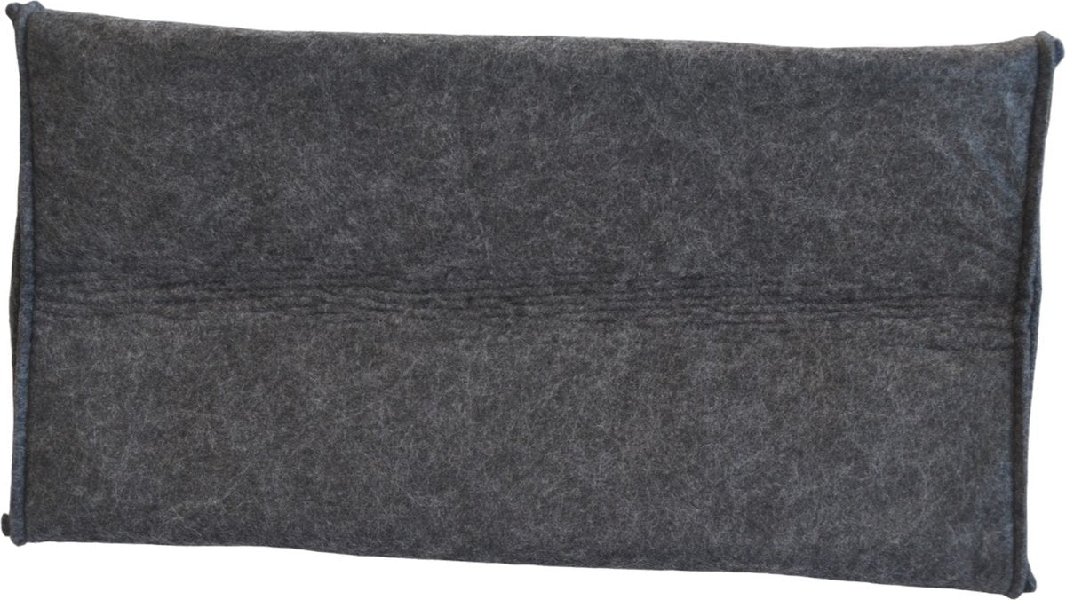 Boodschappentas Vilt - Zwart - 35 x 20 x 28 cm - Vilten tas - Stevige tas - Goodiebag - Shopper - Handtas