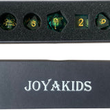 Dungeons and Dragons Dobbelsteen set Groen met Oog in de Stenen