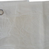 Douchegordijn - Model Strand - 200 cm x 180 cm - Inclusief ringen - Polyester - Badgordijn