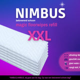 NIMBUS Magic Floorwipes Refill XXL (20x) - Droge Vloerdoekjes 46cm x 27cm - Geschikt voor Swiffer