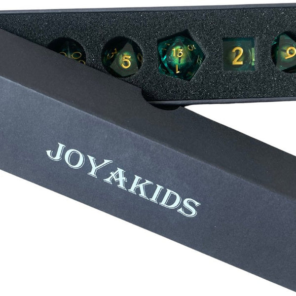 Dungeons and Dragons Dobbelsteen set Groen met Oog in de Stenen