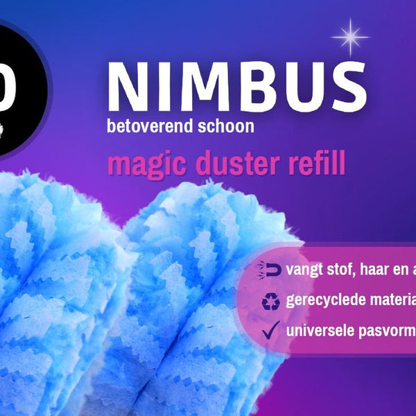 NIMBUS Magic Duster Refill - 20 Navullingen - Geschikt voor Swiffer Duster Handvat