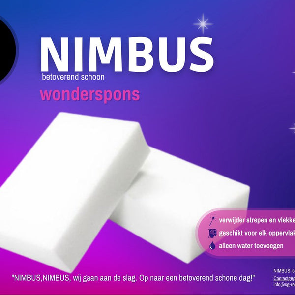 NIMBUS Wonderspons (24x) - Melamine Spons - Extra Dik