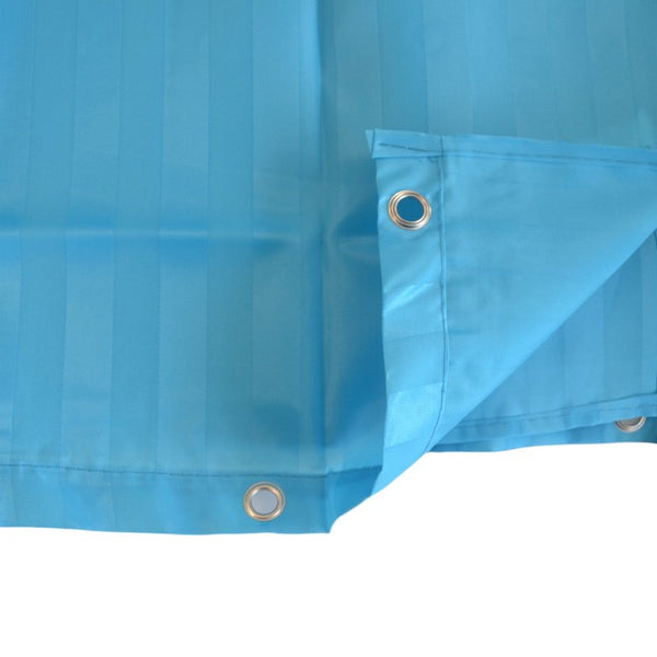 Douchegordijn - Blauw - 180 cm x 180 cm - Inclusief ringen - Anti Schimmel - Polyester - Badgordijn