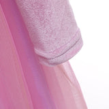 Luxe Roze Rapunzel Winter Prinsessenjurk