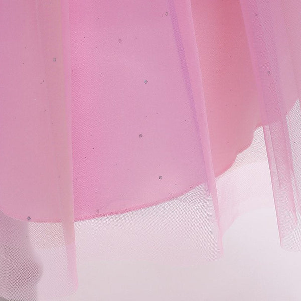 Luxe Roze Rapunzel Winter Prinsessenjurk
