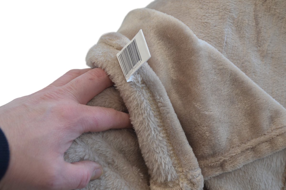 Woondeken met Mouwen - Taupe - 145 x 195 cm - Extra Zacht - Bankkleed - Plaid - Bankplaid - Knuffeldeken