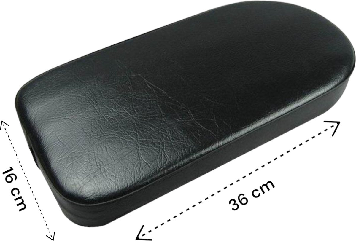 Bagagedrager Kussen - 32x15x5 cm - Kussen voor een fietsbagager - Extra stevige houten onderkant