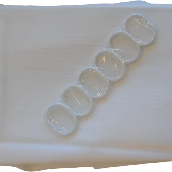 Douchegordijn - Wit - 180 cm x 180 cm - Inclusief ringen - Anti Schimmel - Polyester - Badgordijn