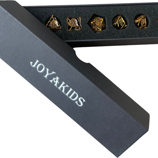 Dungeons and Dragons Dobbelsteen set Metaal met Bladeren