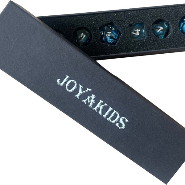 Dungeons and Dragons Dobbelsteen set Blauw met Oog in de Stenen