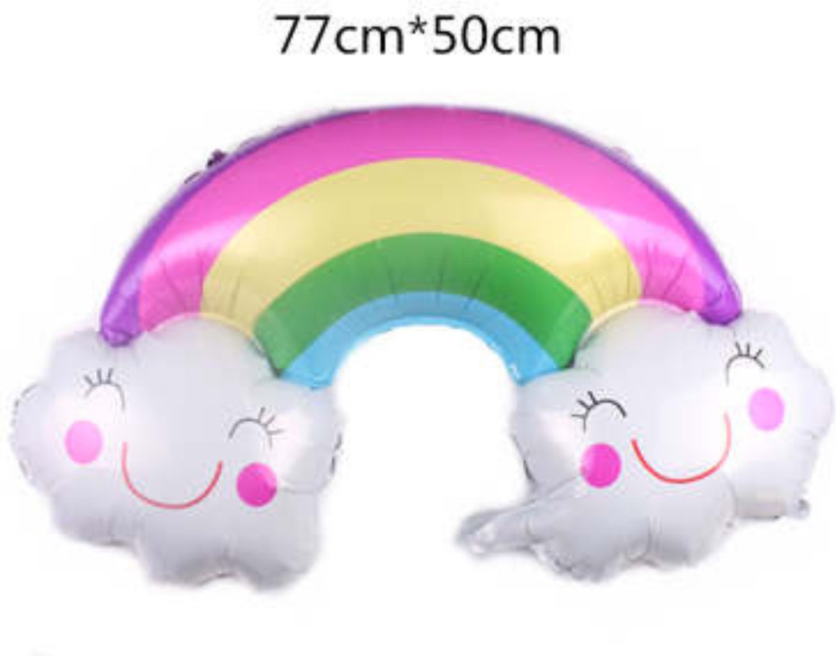 Regenboog Wolken Verjaardag Versiering Set