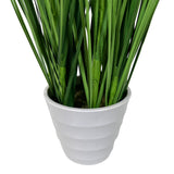 Kopu® Kunstplant Pampusgras 95 cm - 3 pluimen - in witte pot