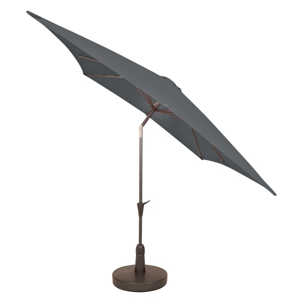 Kopu® Malaga Parasol Vierkant 200x200 cm met Knikarm - Grijs