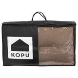 Kopu® Prisma Linnen Hoogwaardige Loungekussen-set Zit+Rug 60 cm Bruin
