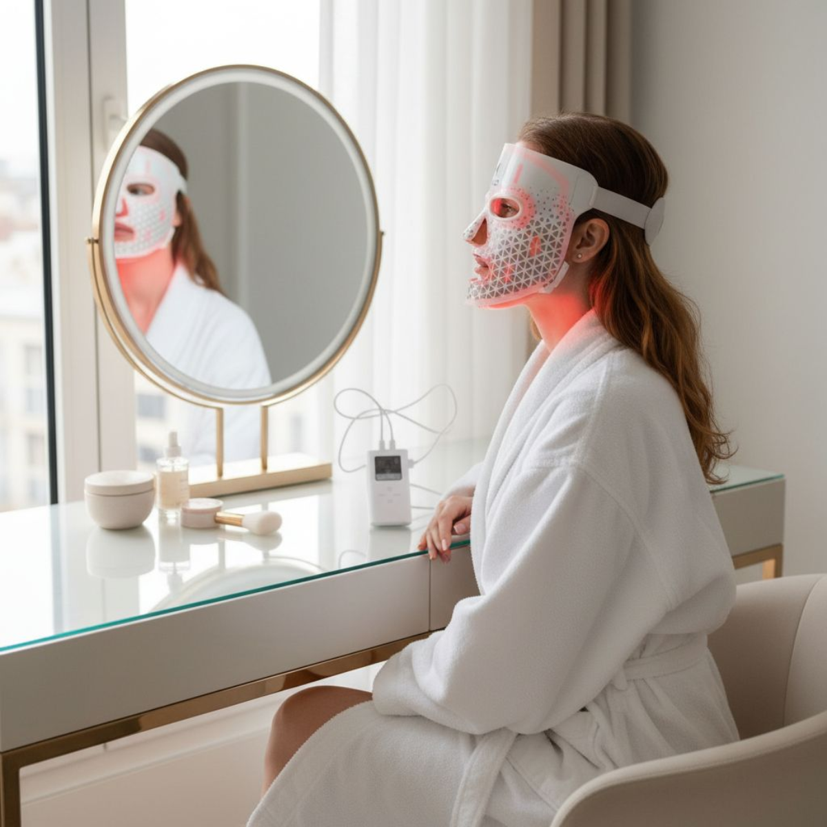LED Face Mask + Halsmasker