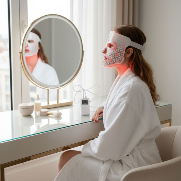 LED Face Mask + Halsmasker