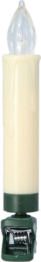 Hanse® 10 stuks Draadloze LED Kerstverlichting op batterij met Timer en Afstandsbediening