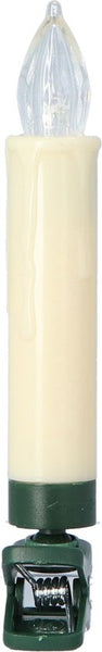 Hanse® 10 stuks Draadloze LED Kerstverlichting op batterij met Timer en Afstandsbediening