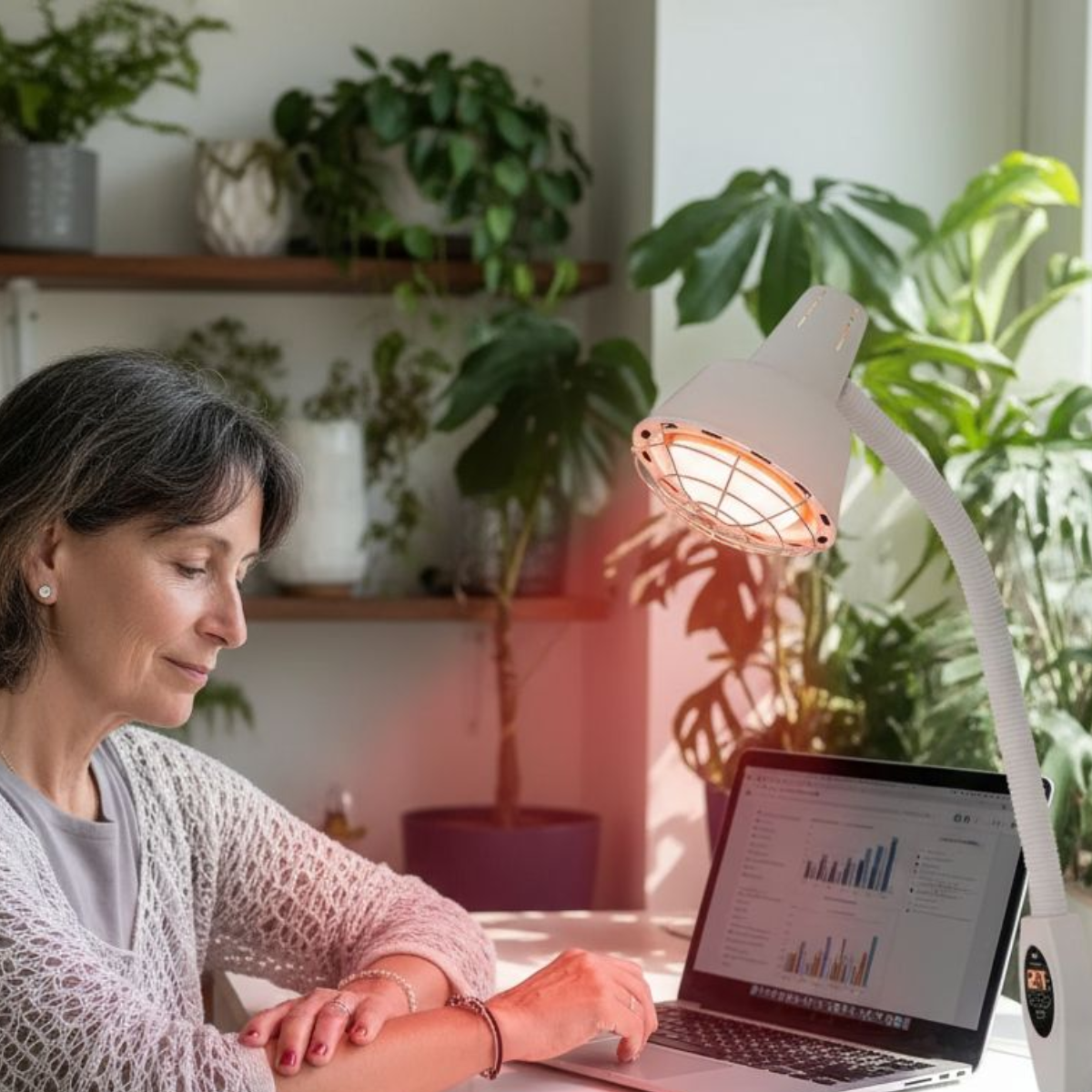 Enkele kop infraroodlamp