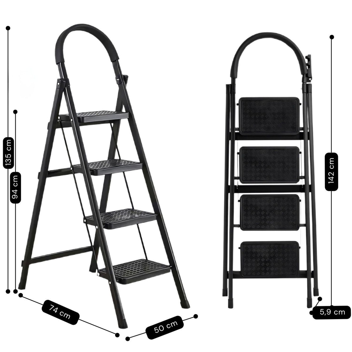 Huishoudtrap Zwart