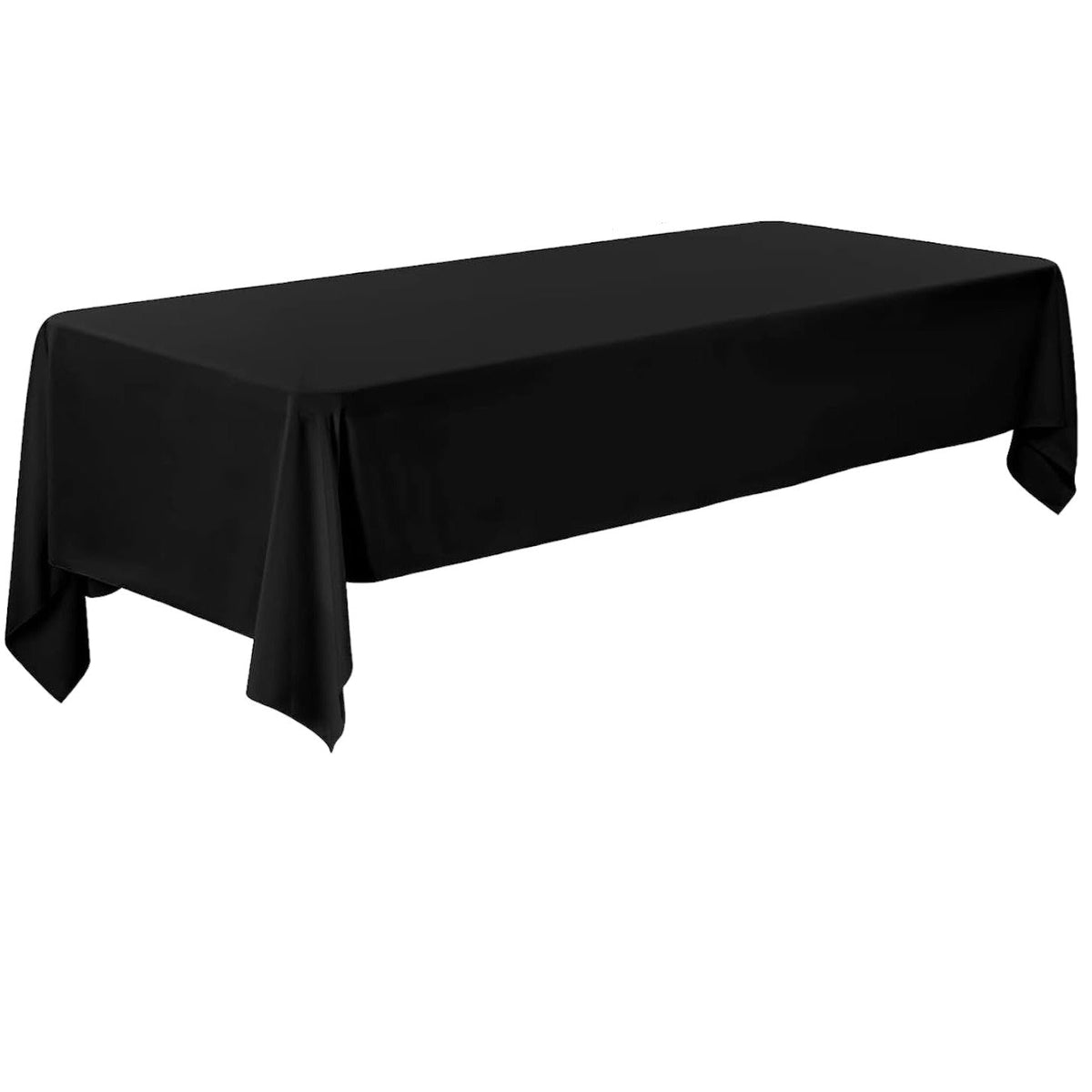 Tafelkleed Luxe - 260x150 cm - Zwart - Waterafstotend - Tafellaken - Tafelzeil - Tafelkleden - Tafelkleed Katoen