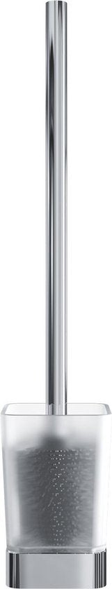 Luzzo® Piazzo Messing Toiletborstel met wand houder - chroom