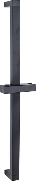 Luzzo® Square Black Doucheset Thermostaatkraan met Glijstang - Zwart