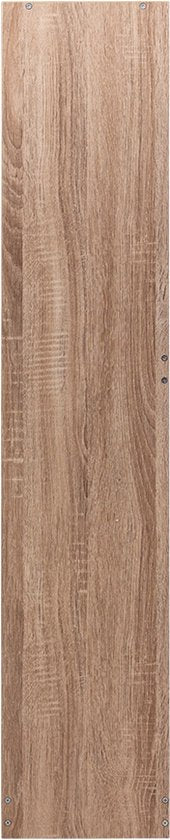 5five Schoenenkast 3 lades 60x24x118 cm voor 18 paar - bruin/zwart