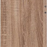5five Schoenenkast 3 lades 60x24x118 cm voor 18 paar - bruin/zwart