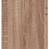 5five Schoenenkast 3 lades 60x24x118 cm voor 18 paar - bruin/zwart
