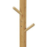Bamboe Kapstok Vrijstaand 8 Haken 178 cm - Bruin