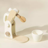 Houten Standmixer Speelset | Realistische mixer met melkpak, meel en ei