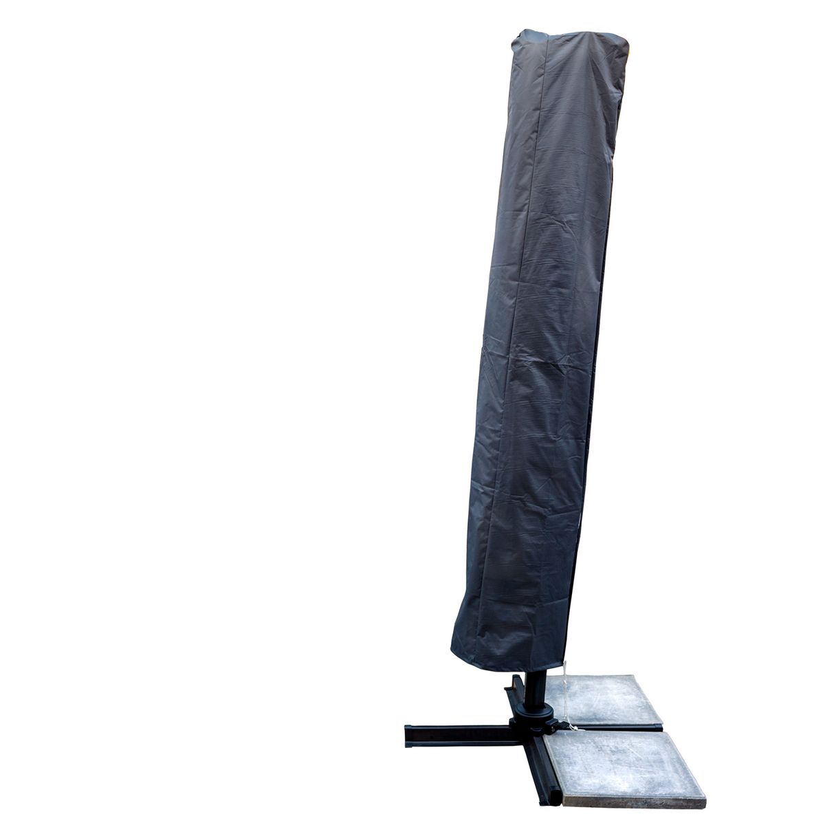 Kopu® Parasolhoes XL voor Zweefparasol 3 x 3 m Vierkant - Grijs