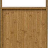 5five Hoge Badkamerkast Sicela Bamboelook 33x38x168 cm - Bruin