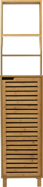 5five Hoge Badkamerkast Sicela Bamboelook 33x38x168 cm - Bruin