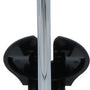4bathroomz® Dichte Toiletborstel met Wandhouder - Automatische Zwarte Wc borstel
