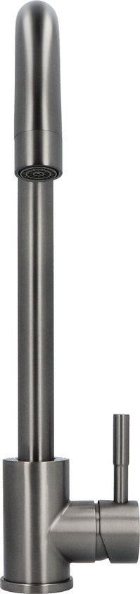 Luzzo® Iseo Mengkraan Wastafel – Gun Metal – Moderne Badkamerkraan