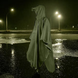 Poncho - Groen - One Size Fits All - Fietsponcho Fiets - Reflecterende strips - Dames & Heren - Waterdicht
