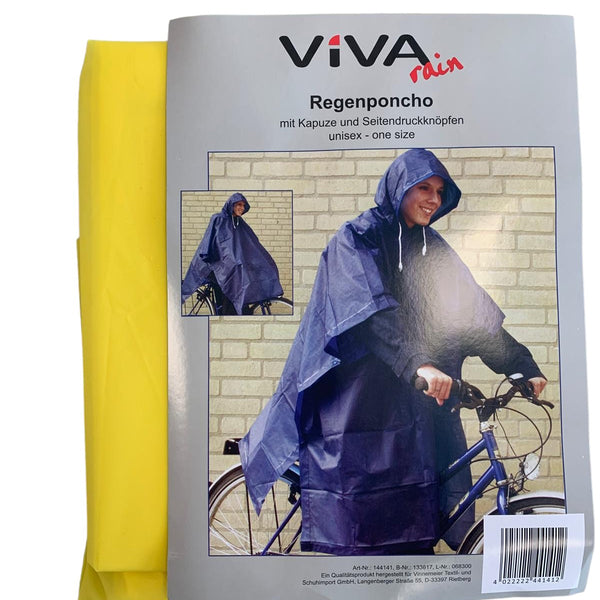 Regenponcho - Geel -  One size fits all - Fietsponcho - Wanderlponcho - Regenpak - Regenjas
