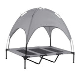 Opvouwbare hondenstretcher - Hondenbed met Zonnedak - Hondenbed - Honden ligbed - Hondenbed met Regendak