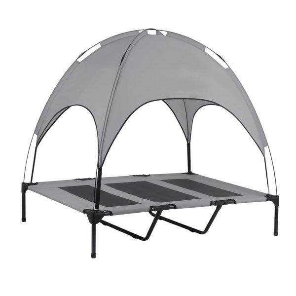 Opvouwbare hondenstretcher - Hondenbed met Zonnedak - Hondenbed - Honden ligbed - Hondenbed met Regendak