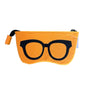 Brillenetui - Oranje - Vilt - Brillen etui - Bril Beschermer - Brillendoos - Brillenkoker - Brillenhoes