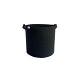 Kweekzak 40 cm – Stoffen Kweekpot met Handgrepen – Ademend & Herbruikbaar – Groeizak voor Groenten, Fruit en Kruiden – Zwarte Plantenbak Buiten & Binnen – 32L
