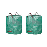 Tuinafvalzak - Set van 2 - Groen - 2x 272 liter - 77 x 67 cm - Tuinafvalemmer - Tuinafvalzakken opvouwbaar - Tuinzak